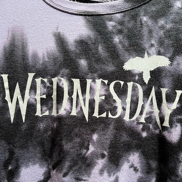 Torrid Tie Dye Wednesday Sweatshirt. Size 1 - Picture 3 of 8